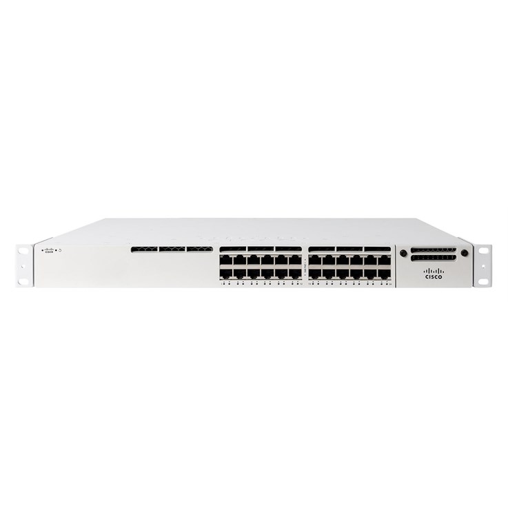 Cisco Meraki MS390-24U-HW network switch Managed L3 Gigabit Ethernet (10/100/1000) Power over Ethernet (PoE) 1U White