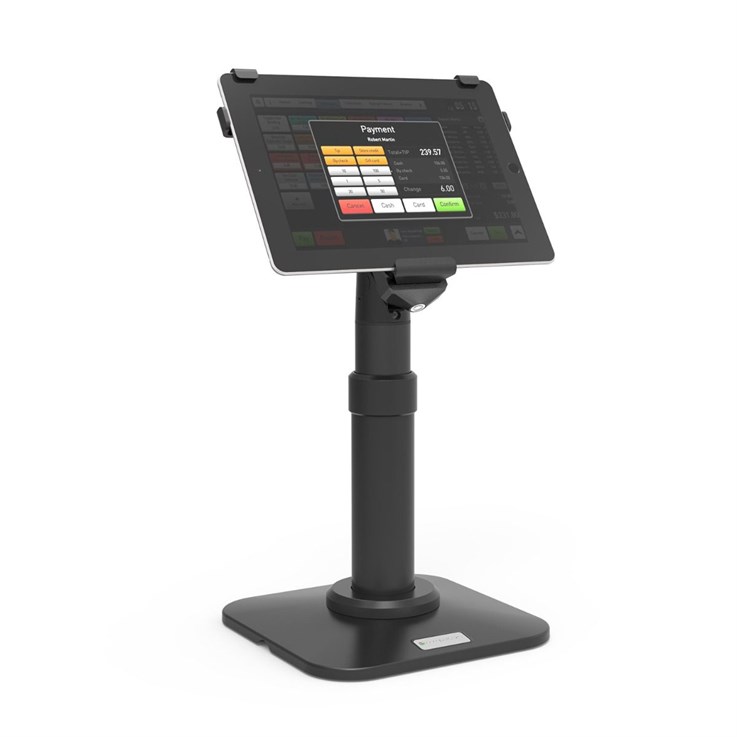 Compulocks iPad Air & iPad 9.7" Adjustable Height POS Kiosk Single Black
