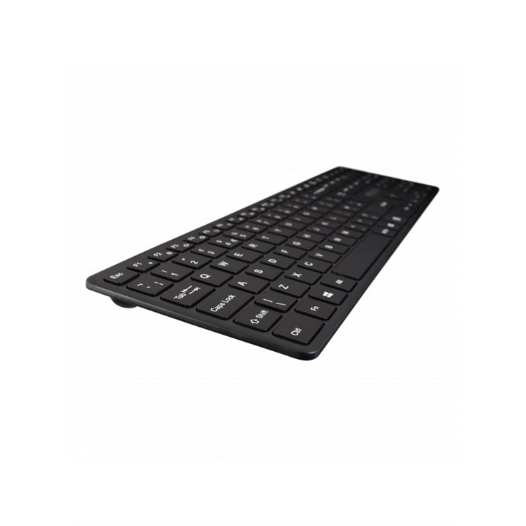 V7 Bluetooth Keyboard KW550UKBT 2.4GHZ Dual Mode, English QWERTY - Black