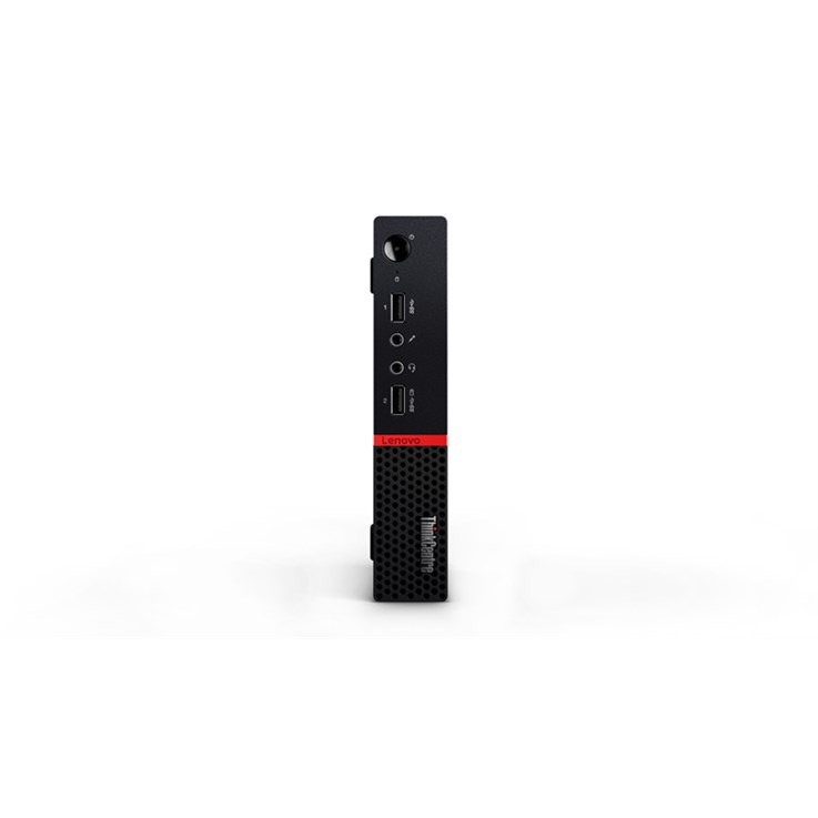 T1A Lenovo ThinkCentre M715q AMD PRO A10 PRO A10-8770E 8 GB DDR4-SDRAM 256 GB SSD Windows 10 Pro Mini PC Black