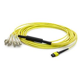 AddOn Networks ADD-MPO-4LC1-5M9SMFL InfiniBand/fibre optic cable 1.5 m 8x LC OFNR Yellow