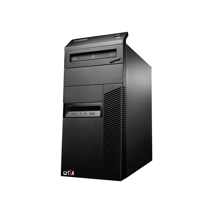 T1A Lenovo ThinkCentre M93p Refurbished Intel® Core™ i7 i7-4770 16 GB DDR3-SDRAM 240 GB SSD Windows 10 Pro Mini Tower PC Black