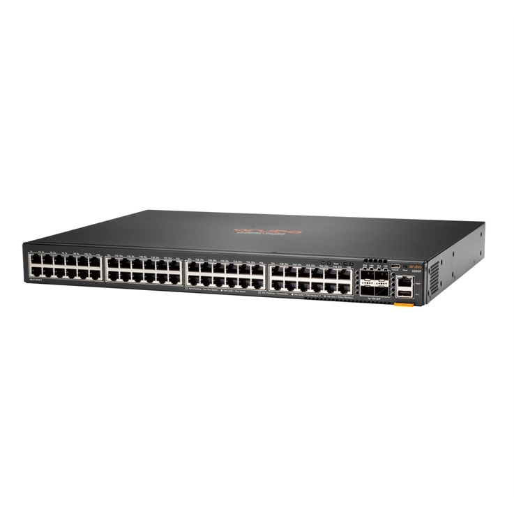 HPE Aruba Networking Aruba 6200F 48G 4SFP+ Managed L3 Gigabit Ethernet (10/100/1000) 1U Black