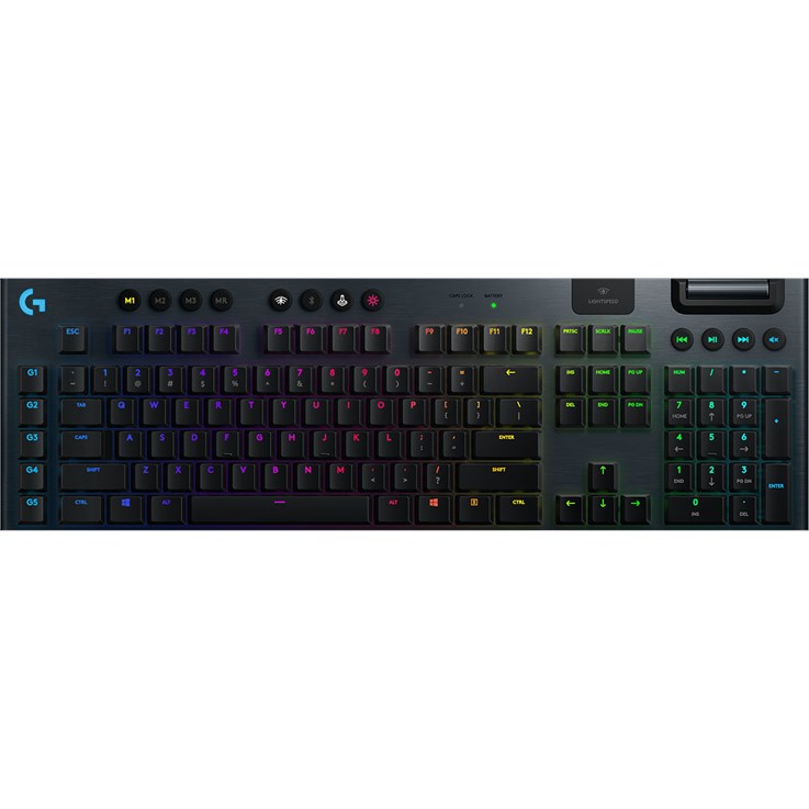 Logitech G G915 LIGHTSPEED Wireless RGB Mechanical Gaming Keyboard-GL Clicky