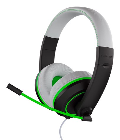 Gioteck XH100X Headset Wired Head-band Calls/Music Green, White