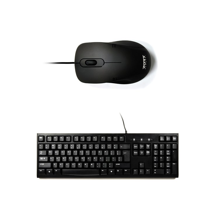 Port Designs 900900-UK keyboard Mouse included Universal USB QWERTY UK English Black