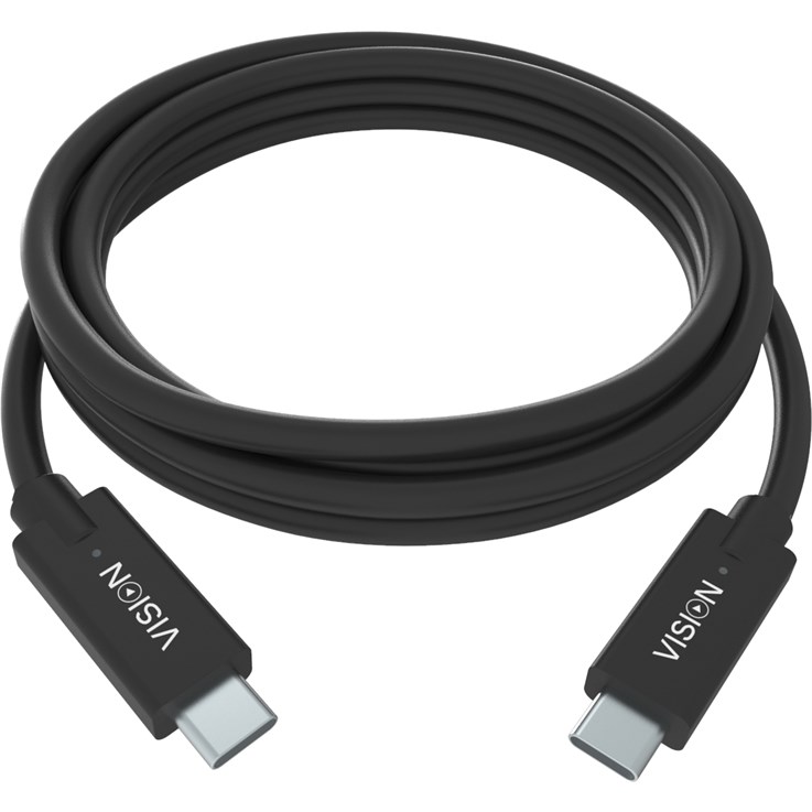 Vision TC 2MUSBC/BL USB cable USB 3.2 Gen 1 (3.1 Gen 1) 2 m USB C Black
