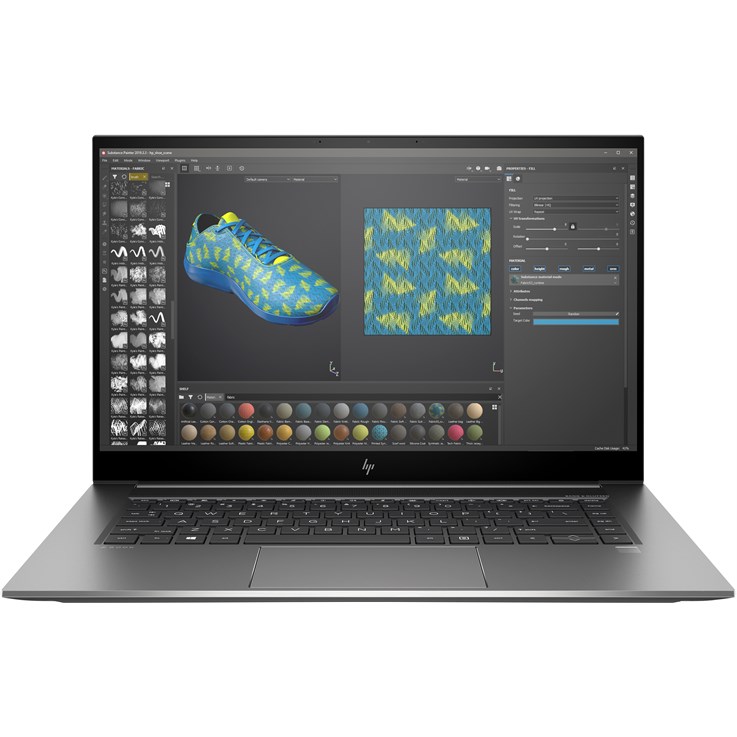 HP ZBook Studio G7 Intel® Core™ i7 i7-10750H Mobile workstation 39.6 cm (15.6") Full HD 16 GB DDR4-SDRAM 512 GB SSD NVIDIA Quadro T2000 Wi-Fi 6 (802.11ax) Windows 10 Pro for Workstations Silver