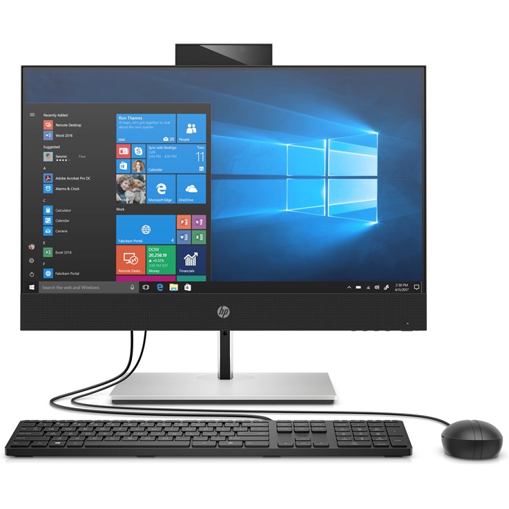 HP ProOne 440 G6 Intel® Core™ i3 i3-10100T 60.5 cm (23.8") 1920 x 1080 pixels All-in-One PC 8 GB DDR4-SDRAM 1 TB SSD FreeDOS Black, Silver