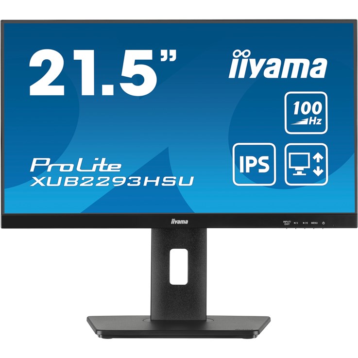 iiyama ProLite XUB2293HSU-B6 computer monitor 54.6 cm (21.5") 1920 x 1080 pixels Full HD LED Black