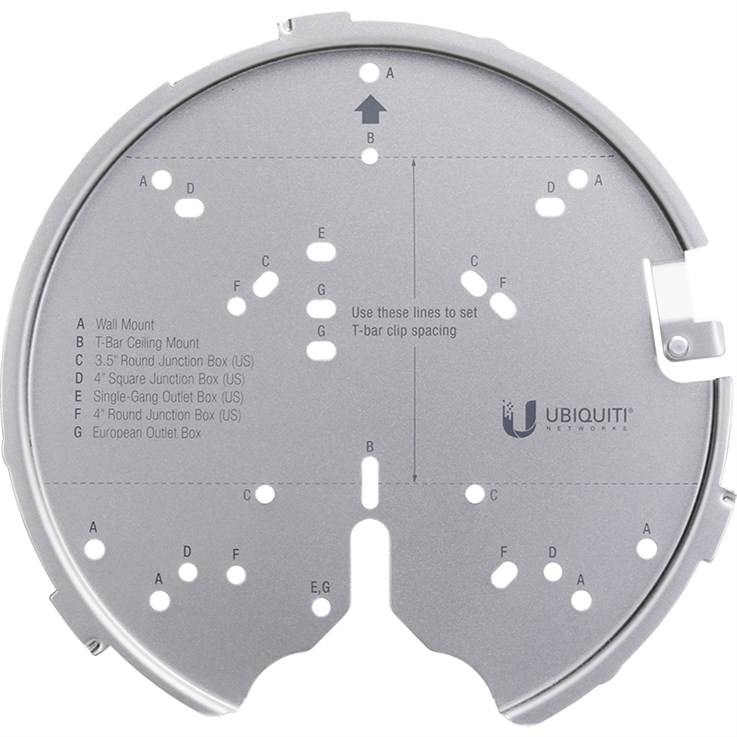 Ubiquiti U-PRO-MP mounting kit Aluminium