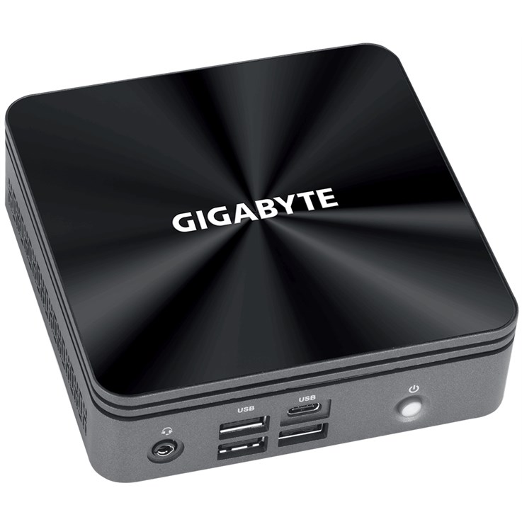 GIGABYTE GB-BRI7-10710 PC/workstation barebone Black i7-10710U BGA 1528 1.1 GHz