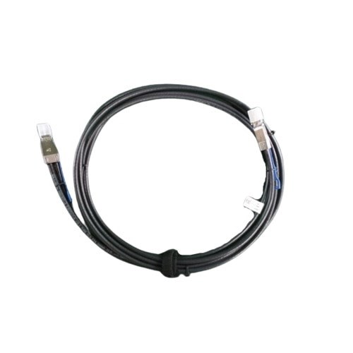 DELL 470-ABDR Serial Attached SCSI (SAS) cable 2 m 12 Gbit/s Black, Metallic