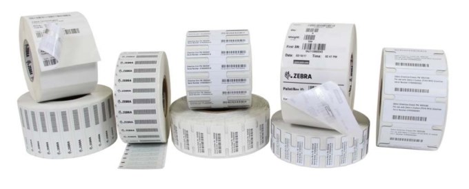 Zebra 10036110 printer label White Self-adhesive printer label