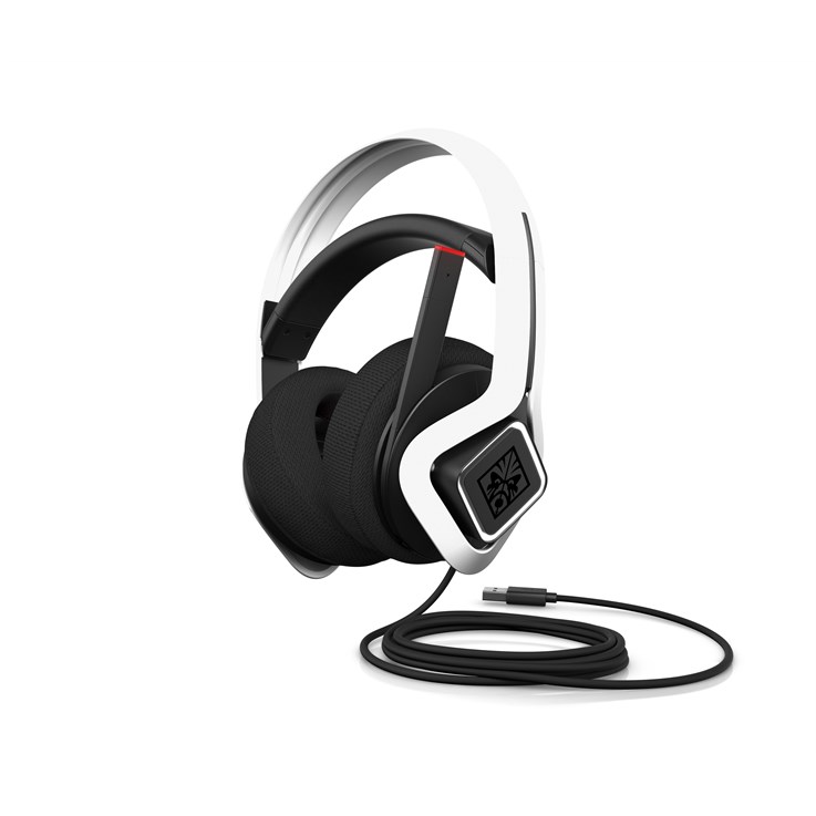 HP 6MF36AA Headset Wired Head-band Gaming USB Type-A White