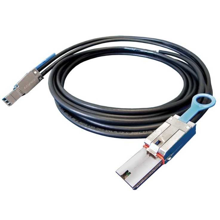 Microchip Technology 2280300-R Serial Attached SCSI (SAS) cable 2 m 6 Gbit/s Black