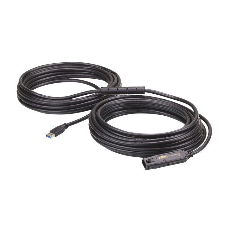 ATEN UE3315A-AT-E USB cable USB 3.2 Gen 1 (3.1 Gen 1) 15 m USB A Black