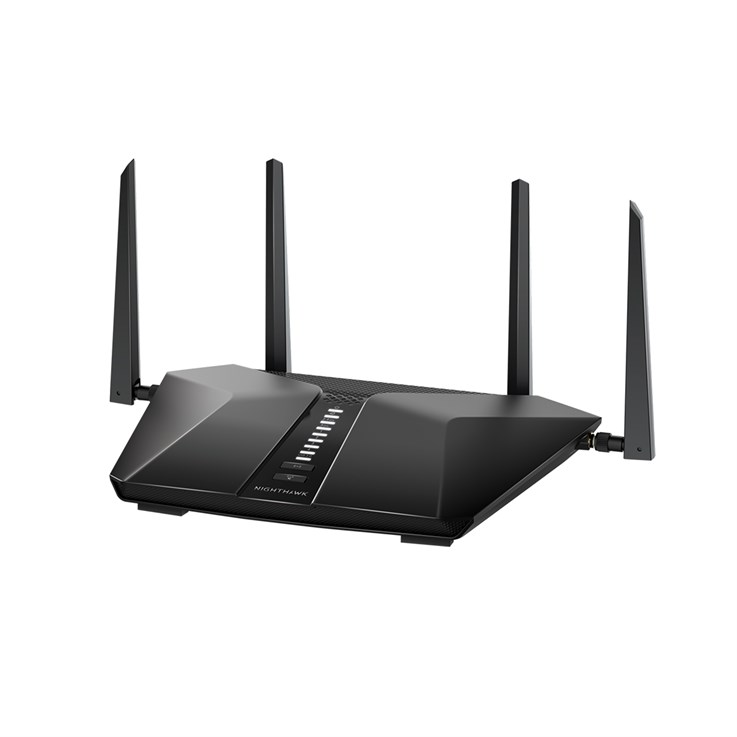 NETGEAR Nighthawk AX5 5-Stream AX4200 WiFi Router (RAX43) wireless router Gigabit Ethernet Dual-band (2.4 GHz / 5 GHz) Black