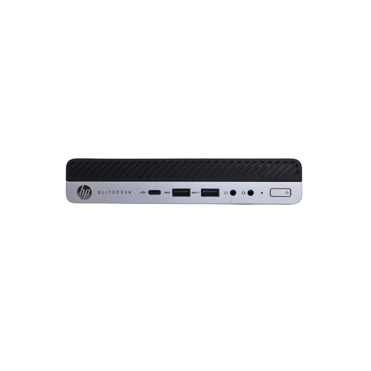 T1A HP EliteDesk 800 G4 Refurbished Intel® Core™ i5 i5-8500T 8 GB DDR4-SDRAM 256 GB SSD Windows 10 Pro MFF PC Black, Silver