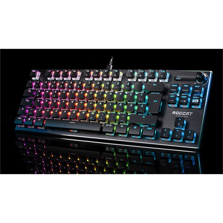 ROCCAT Vulcan TKL AIMO Linear Switch keyboard Gaming USB QWERTY English Black