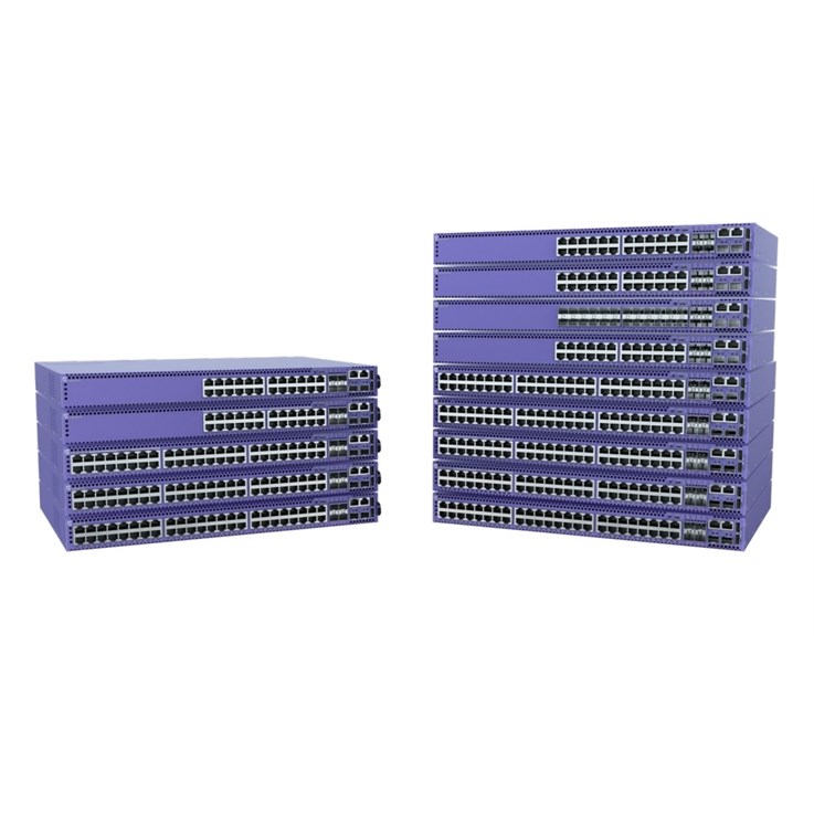 Extreme networks 5420M-48W-4YE network switch Managed L2/L3 Gigabit Ethernet (10/100/1000) Power over Ethernet (PoE) Purple
