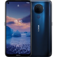 Nokia 5.4 6.39 Inch Android UK SIM Free Smartphone with 4GB RAM and 64GB Storage (Dual SIM) - Blue