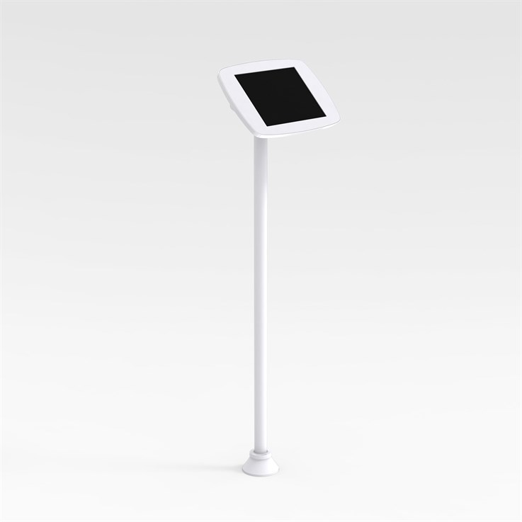 Bouncepad Floorstanding Slim | Apple iPad Pro 4th Gen 11.0 (2020) | White | Exposed Front Camera and Home Button |