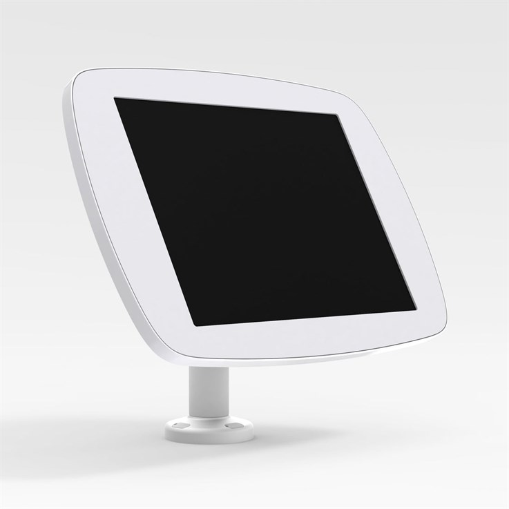 Bouncepad Swivel 60 | Apple iPad Pro 4th & 5th Gen 12.9 (2020 - 2021) | White | Exposed Front Camera and Home Button