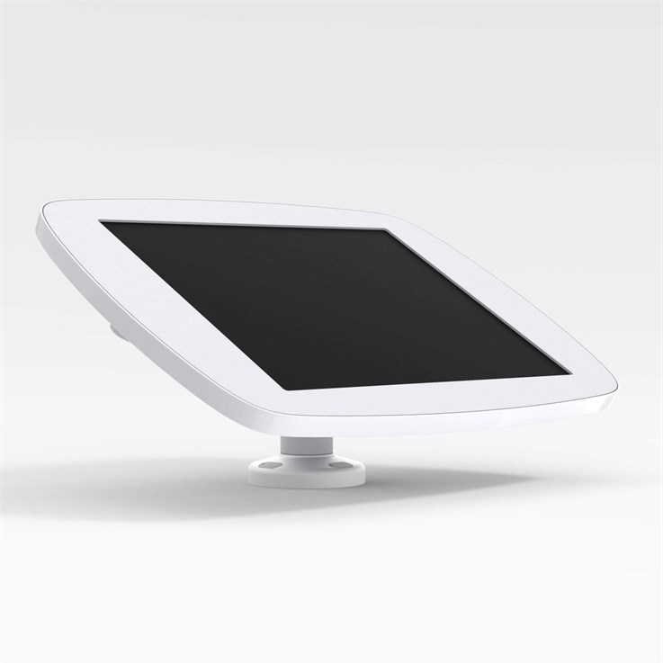 Bouncepad Swivel Desk | Apple iPad Pro 4th & 5th Gen 12.9 (2020 - 2021) | White | Exposed Front Camera and Home Button