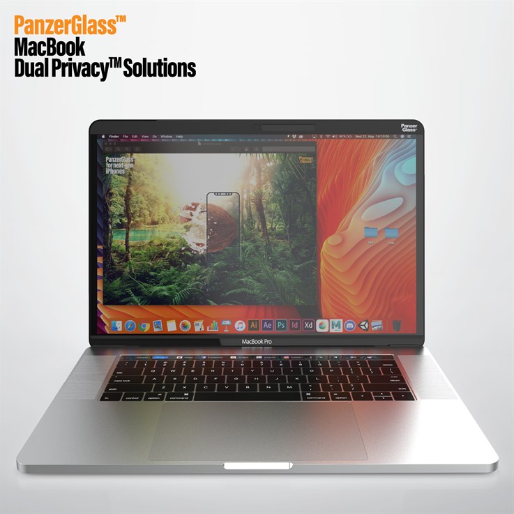 PanzerGlass ® MacBook Pro 15″ - Dual Privacy™| Screen Protector Glass