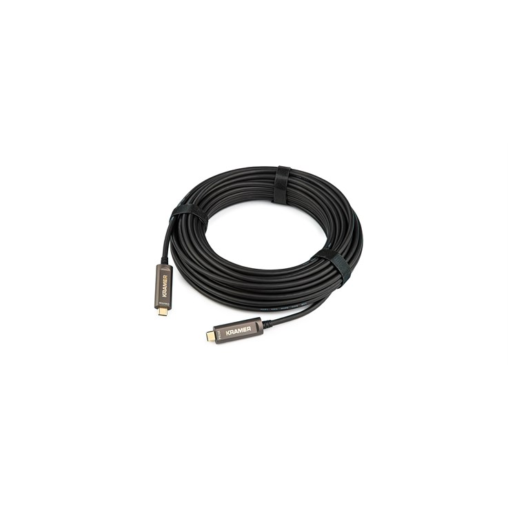 Kramer Electronics CLS-AOCU31/CC USB cable USB 3.2 Gen 2 (3.1 Gen 2) 7.6 m USB C Black