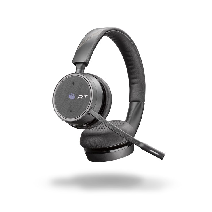 POLY Voyager 4220 UC Headset Wired & Wireless Head-band Calls/Music USB Type-A Bluetooth Charging stand Black