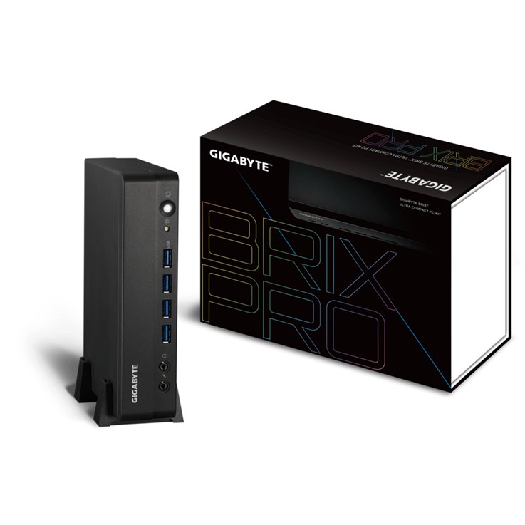 GIGABYTE BSi7-1165G7 1L sized PC Black i7-1165G7 2.8 GHz