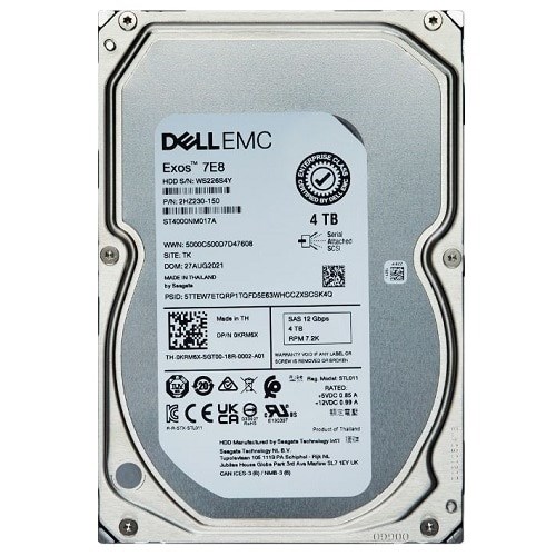 DELL 400-BLES internal hard drive 4 TB 7000 RPM 3.5" NL-SAS