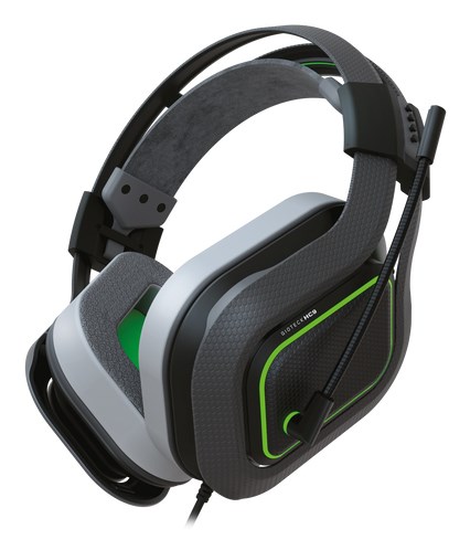 Gioteck HC9 Headset Wired Head-band Gaming Green, Grey