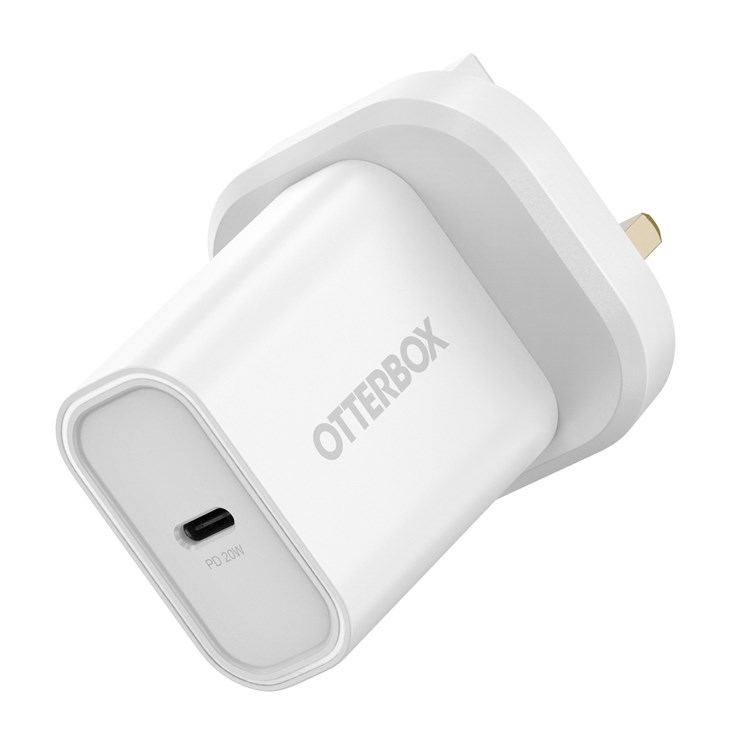OtterBox Standard UK Wall Charger 20W - 1X USB-C 20W USB-PD White