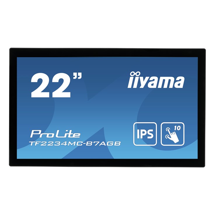 iiyama ProLite TF2234MC-B7AGB computer monitor 54.6 cm (21.5") 1920 x 1080 pixels Full HD LED Touchscreen Multi-user Black