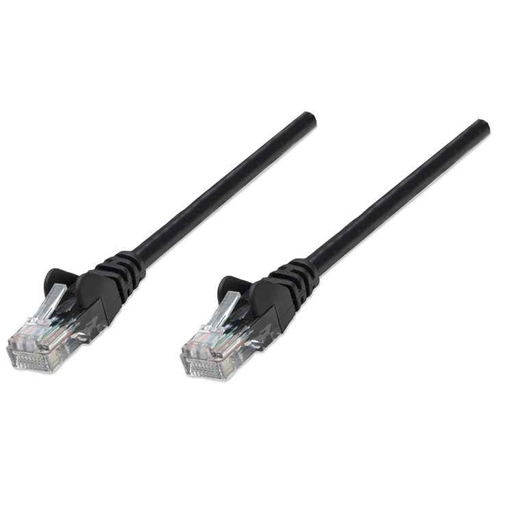 Intellinet 320740 networking cable Black 1 m Cat5e U/UTP (UTP)