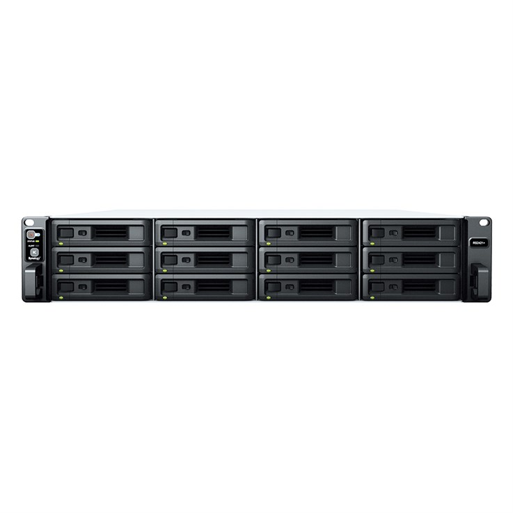 Synology RackStation RS2421RP+ NAS/storage server Rack (2U) AMD Ryzen V1500B 4 GB DDR4 DiskStation Manager Black