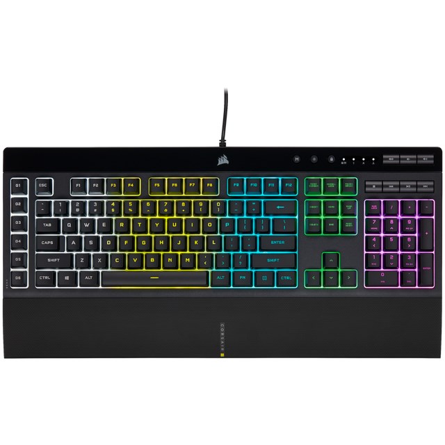 Corsair K55 RGB PRO keyboard Gaming USB QWERTY UK English Black