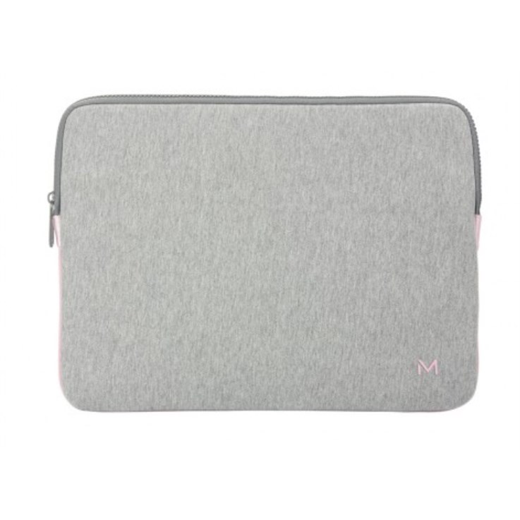 Mobilis 049015 laptop case 35.6 cm (14") Sleeve case Grey, Pink