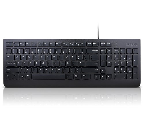Lenovo Essential keyboard Universal USB ĄŽERTY French Black