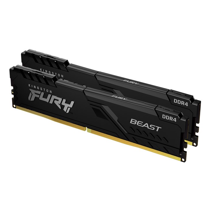 Kingston Technology FURY Beast 16GB 2666MT/s DDR4 CL16 DIMM (Kit of 2) Black