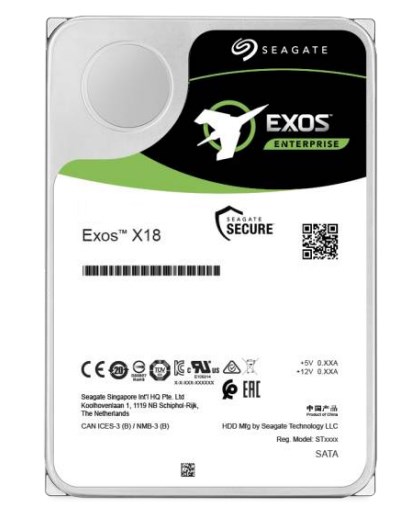 Seagate Exos X18 internal hard drive 14 TB 7200 RPM 256 MB 3.5" Serial ATA III
