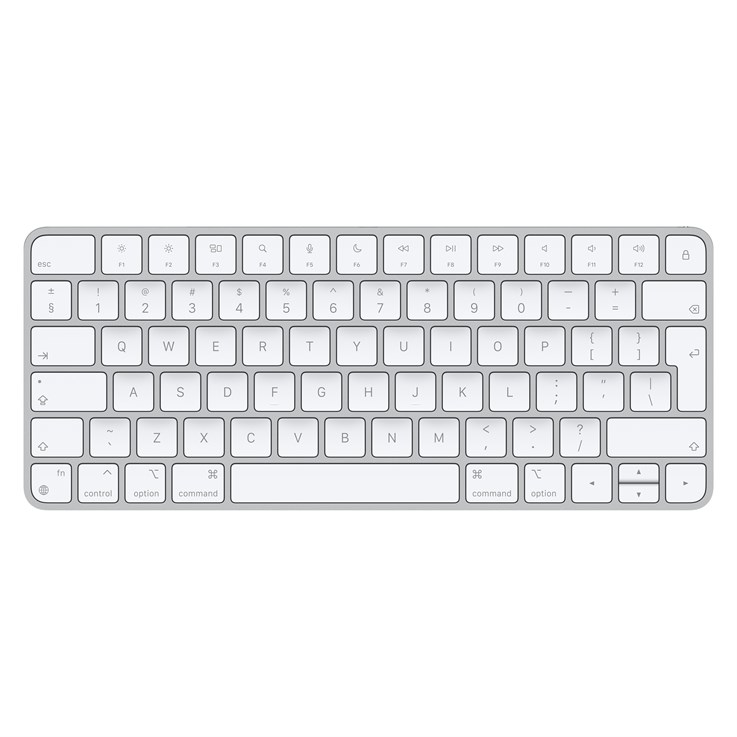 Apple Magic keyboard Universal USB + Bluetooth English Aluminium, White