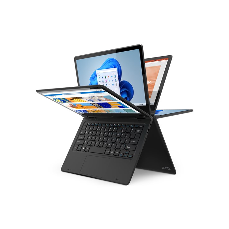 Geo Computers GeoFlex 110 Convertible Laptop and Tablet 11.6-inch HD Touchscreen Windows 10 Intel Celeron 4GB RAM