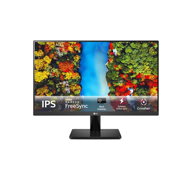 LG 24MP500-B LED display 60.5 cm (23.8") 1920 x 1080 pixels Full HD LCD Black