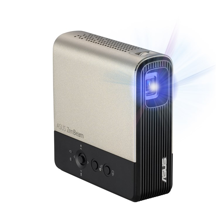ASUS ZenBeam E2 Standard throw projector 300 ANSI lumens DLP WVGA (854x480) Black, Gold