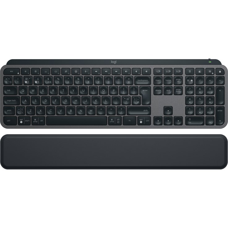 Logitech MX Keys S keyboard Office RF Wireless + Bluetooth QWERTY UK English Graphite