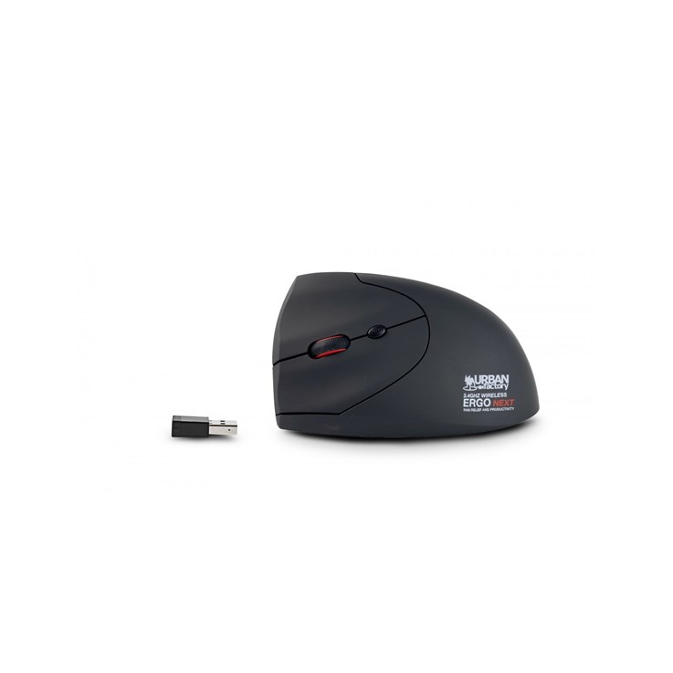 Urban Factory Ergo Next mouse Left-hand RF Wireless + USB Type-A Optical 1600 DPI